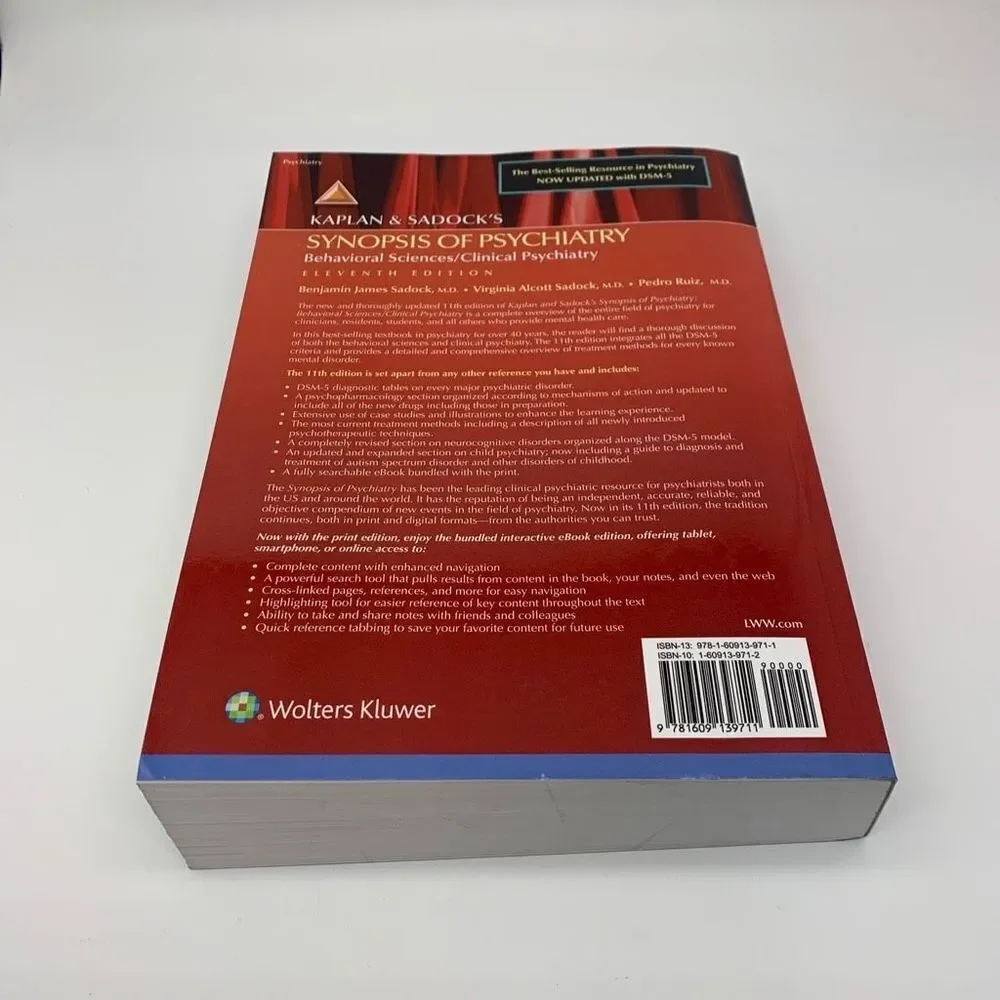 Kaplan and Sadock's Synopsis of Psychiatry by Benjamin Sadock‎